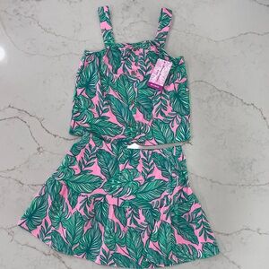 🏝️ Tommy Bahama Kids 2-Piece Tropical Set 10/12 NWT | Vacation Ready